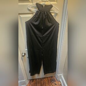 SHEIN Black Halter Jumpsuit for Summer